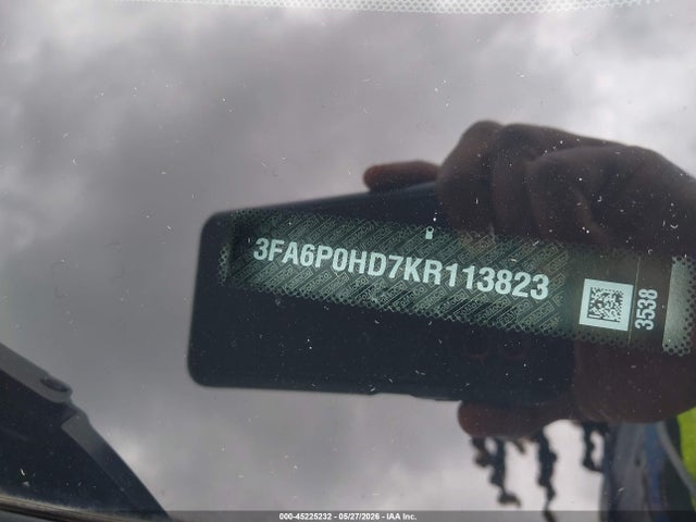 Продаж на аукціоні авто 2019 Ford Fusion Se, vin: 3FA6P0HD7KR113823, номер лоту: 45225232