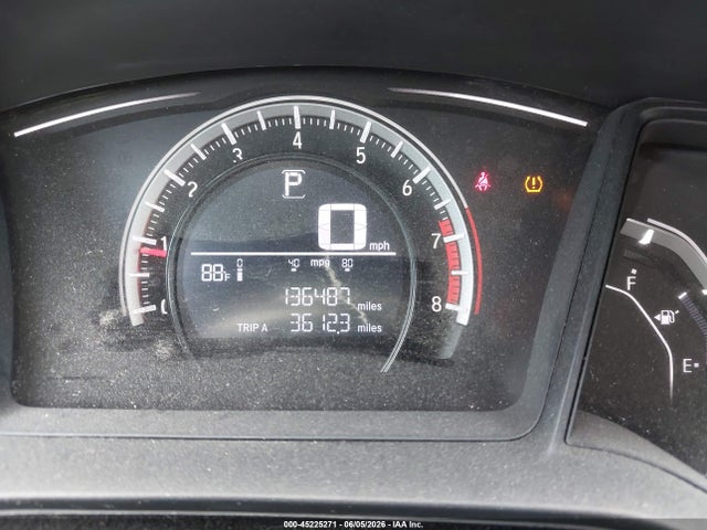 2016 Honda Civic Lx მანქანა იყიდება აუქციონზე, vin: 2HGFC2F55GH536840, აუქციონის ნომერი: 45225271