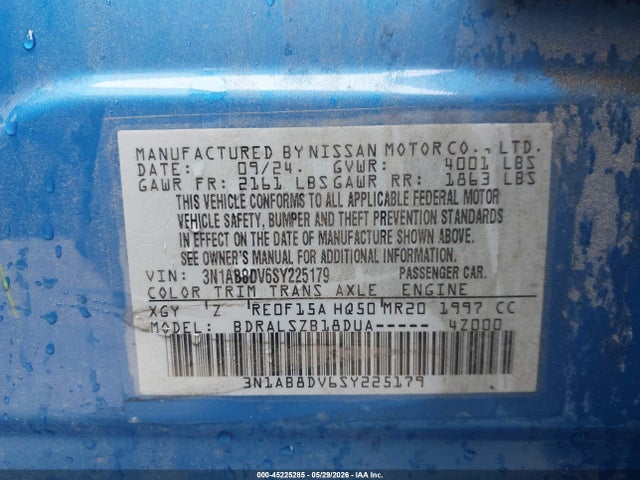 Nissan SENTRA SR 2025 3N1AB8DV6SY225179 Image 9