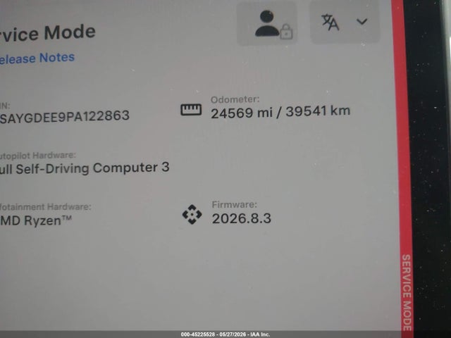 Aukcja sprzedaży 2023 Tesla Model Y Awd/long Range Dual Motor All-wheel Drive, vin: 7SAYGDEE9PA122863, numer aukcji: 45225528