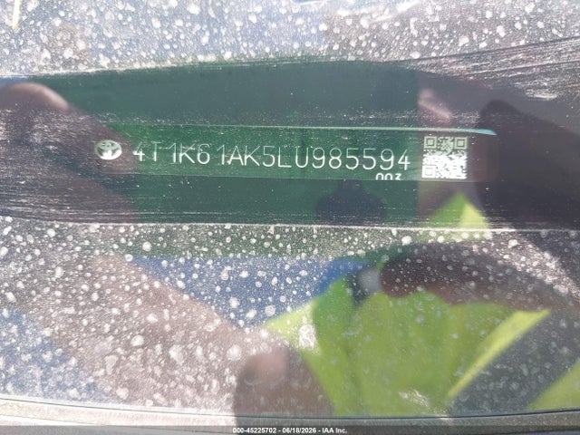 Toyota CAMRY XSE 2020 4T1K61AK5LU985594 Image 9