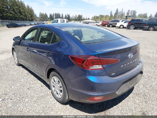 45225928 :رقم المزاد ، 5NPD74LF1LH601106 vin ، 2020 Hyundai Elantra Se مزاد بيع