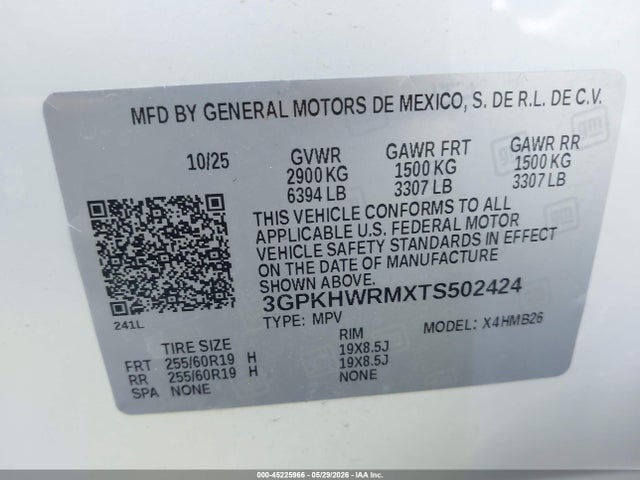 Honda Prologue Touring 2026 3GPKHWRMXTS502424 Image 9