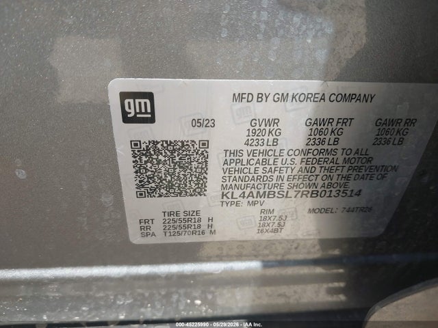 Продажа на аукционе авто 2024 Buick Encore Gx Preferred Fwd, vin: KL4AMBSL7RB013514, номер лота: 45225990