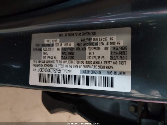 JM3KE4DY0G0782755 Mazda Cx-5 Grand Touring