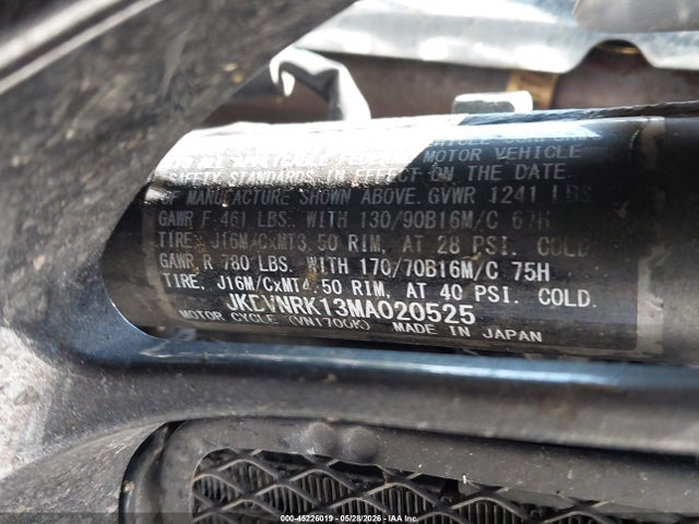 Kawasaki Vn1700 K 2021 JKBVNRK13MA020525 Image 10