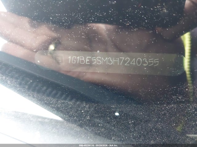 Продажа на аукционе авто 2017 Chevrolet Cruze Lt Auto, vin: 1G1BE5SM3H7240355, номер лота: 45226116