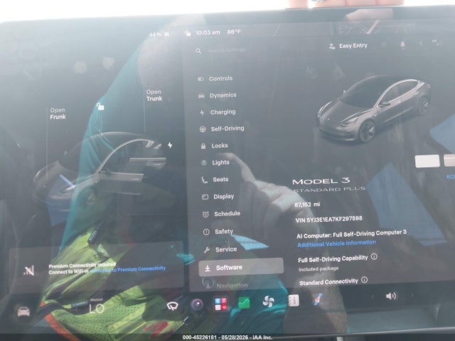 Tesla Model 3 Long Range/mid Range/standard Range/standard Range Plus 2019 5YJ3E1EA7KF297598 Image 17