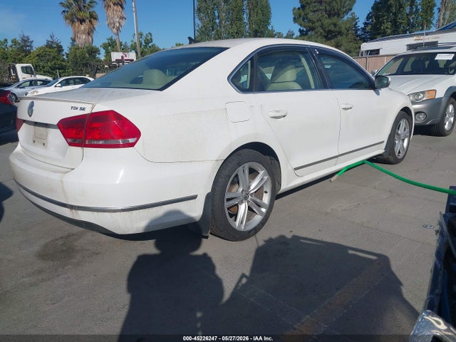 45226247 :رقم المزاد ، 1VWBN7A32DC018741 vin ، 2013 Volkswagen Passat 2.0l Tdi Se مزاد بيع