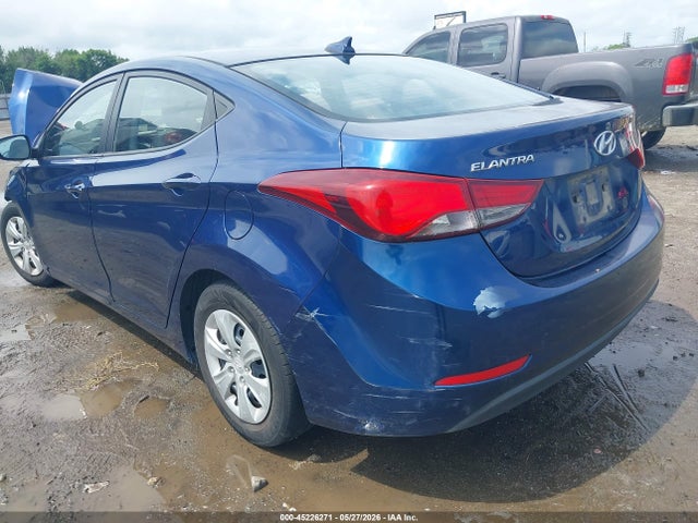 Aukcja sprzedaży 2016 Hyundai Elantra Se, vin: 5NPDH4AE0GH688123, numer aukcji: 45226271