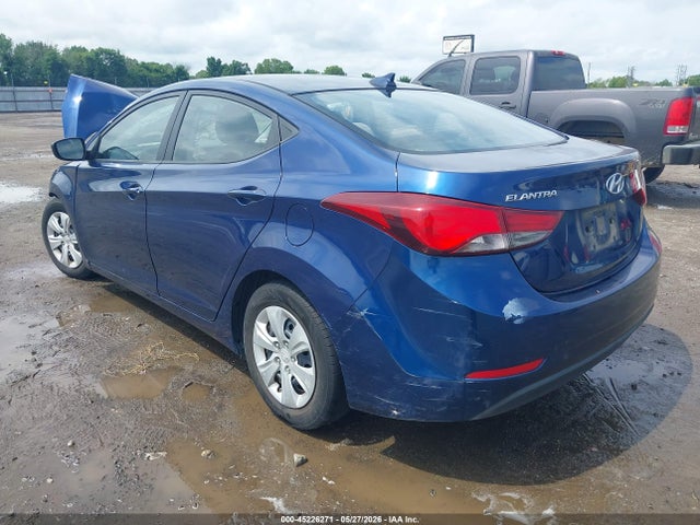 Aukcja sprzedaży 2016 Hyundai Elantra Se, vin: 5NPDH4AE0GH688123, numer aukcji: 45226271