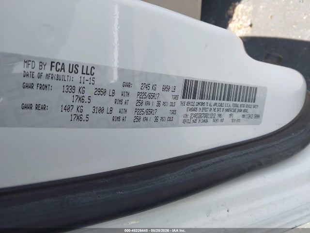 Dodge Grand Caravan American Value Pkg 2016 2C4RDGBG7GR211212 Image 9