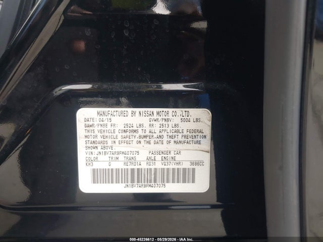 JN1BV7AR9FM407075 Infiniti Q50 Premium
