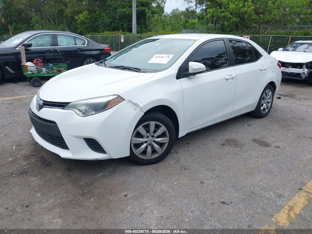 Aukcja sprzedaży 2016 Toyota Corolla Le, vin: 2T1BURHE6GC598399, numer aukcji: 45226778