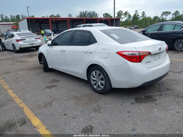 Aukcja sprzedaży 2016 Toyota Corolla Le, vin: 2T1BURHE6GC598399, numer aukcji: 45226778