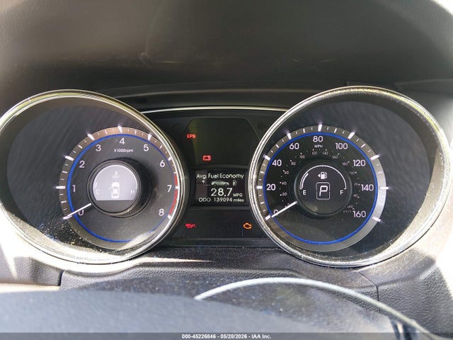 45226846 :رقم المزاد ، 5NPEB4AC4DH773692 vin ، 2013 Hyundai Sonata Gls مزاد بيع