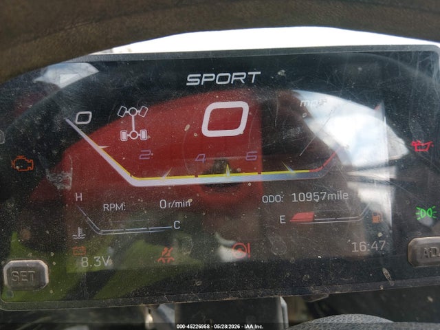 45226958 :رقم المزاد ، LCELV1ZR8N6000399 vin ، 2022 Cf Moto Zforce مزاد بيع