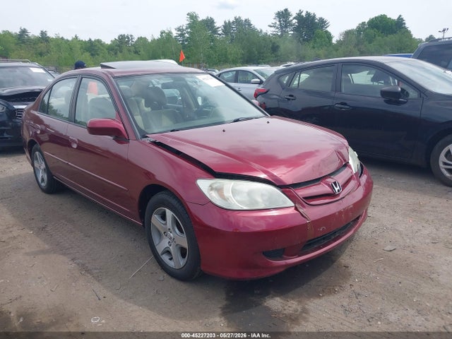 Auction sale of the 2005 Honda Civic Ex, vin: 2HGES26735H560504, lot number: 45227203