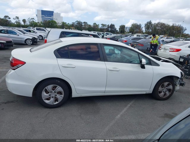 2014 Honda Civic Lx მანქანა იყიდება აუქციონზე, vin: 19XFB2F58EE269025, აუქციონის ნომერი: 45227218
