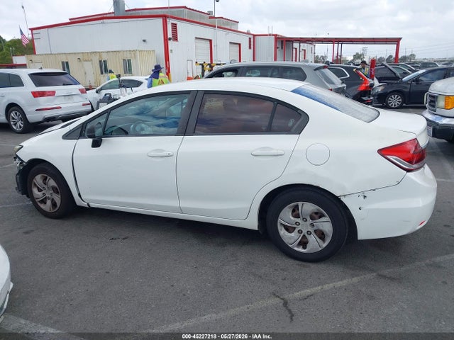 2014 Honda Civic Lx მანქანა იყიდება აუქციონზე, vin: 19XFB2F58EE269025, აუქციონის ნომერი: 45227218