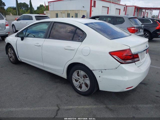 2014 Honda Civic Lx მანქანა იყიდება აუქციონზე, vin: 19XFB2F58EE269025, აუქციონის ნომერი: 45227218