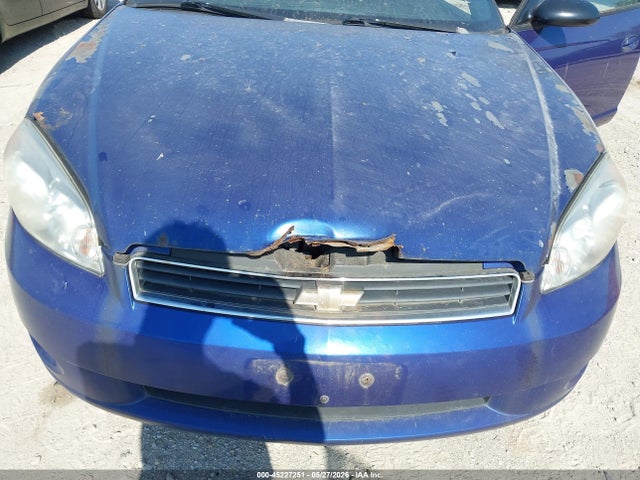 45227251 :رقم المزاد ، 2G1WM15K769278495 vin ، 2006 Chevrolet Monte Carlo Lt مزاد بيع