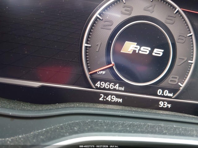 2019 Audi Rs 5 2.9t მანქანა იყიდება აუქციონზე, vin: WUAPWAF52KA901635, აუქციონის ნომერი: 45227375