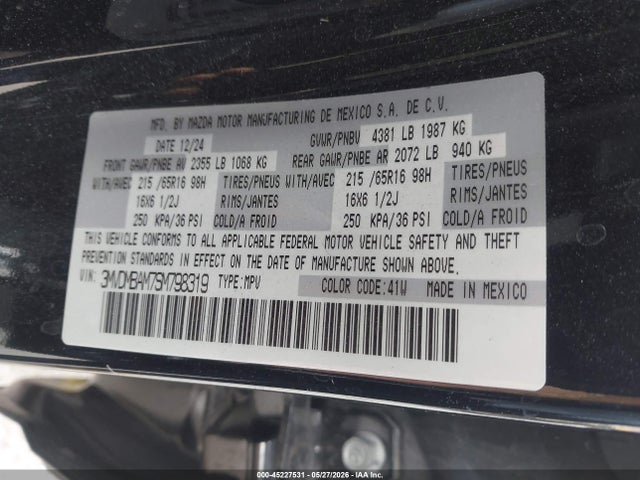 Mazda Cx-30 2.5 S 2025 3MVDMBAM7SM798319 Image 9
