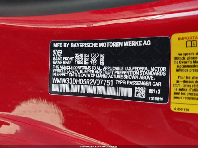 Aukcja sprzedaży 2024 Mini Hardtop Cooper, vin: WMW33DH05R2V07751, numer aukcji: 45227564