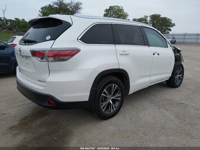 Toyota Highlander Xle V6 2016 5TDJKRFH2GS344615 Image 4