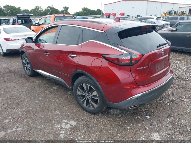 2021 Nissan Murano Sv Fwd მანქანა იყიდება აუქციონზე, vin: 5N1AZ2BJ4MC106012, აუქციონის ნომერი: 45227946