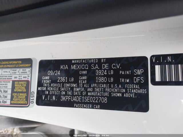 KIA K4 Ex 2025 3KPFU4DE1SE022708 Image 9