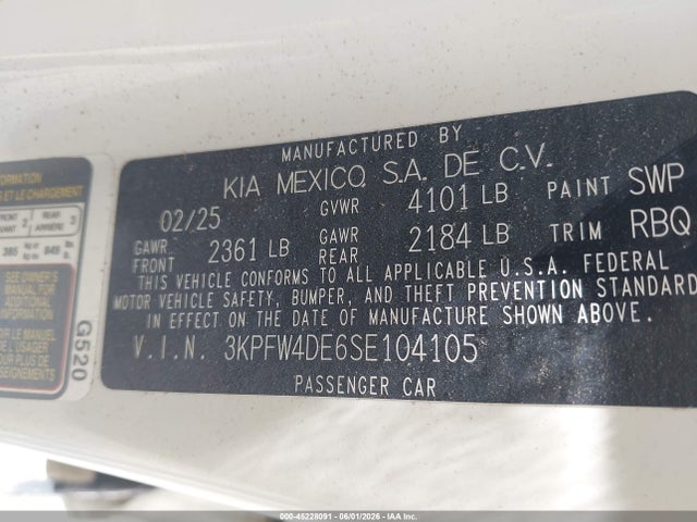 KIA K4 Gt-line 2025 3KPFW4DE6SE104105 Image 9