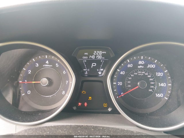 2012 Hyundai Elantra Gls მანქანა იყიდება აუქციონზე, vin: 5NPDH4AE8CH124715, აუქციონის ნომერი: 45228130
