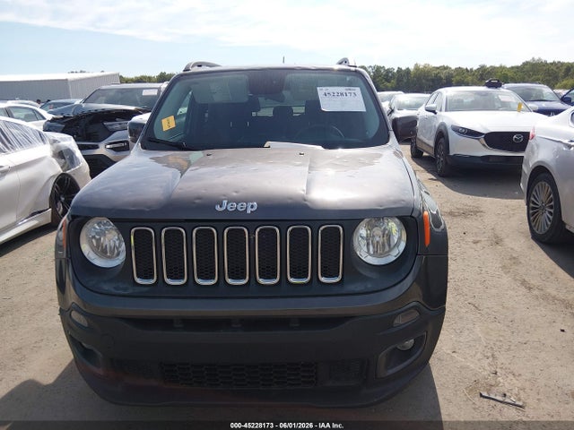 2016 Jeep Renegade Latitude მანქანა იყიდება აუქციონზე, vin: ZACCJABT5GPE04729, აუქციონის ნომერი: 45228173