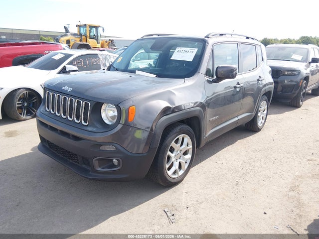 2016 Jeep Renegade Latitude მანქანა იყიდება აუქციონზე, vin: ZACCJABT5GPE04729, აუქციონის ნომერი: 45228173