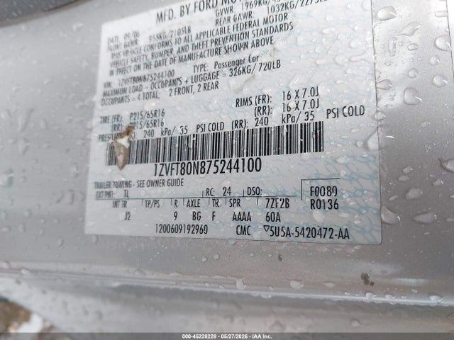 Продаж на аукціоні авто 2007 Ford Mustang V6 Deluxe/v6 Premium, vin: 1ZVFT80N875244100, номер лоту: 45228228
