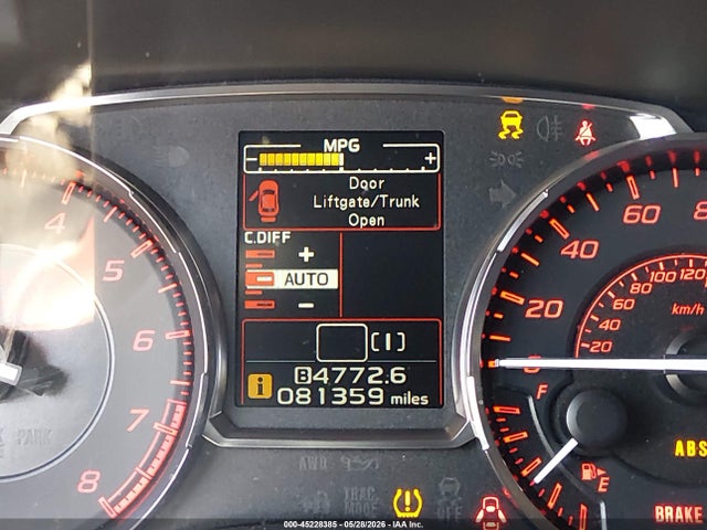 45228385 :رقم المزاد ، JF1VA2M6XH9803375 vin ، 2017 Subaru Wrx Sti مزاد بيع