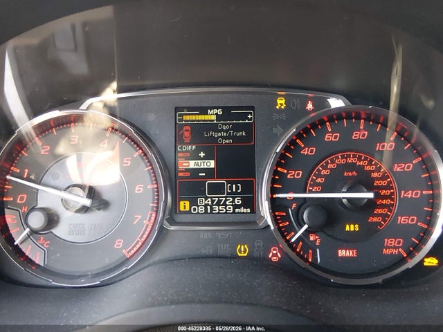 45228385 :رقم المزاد ، JF1VA2M6XH9803375 vin ، 2017 Subaru Wrx Sti مزاد بيع