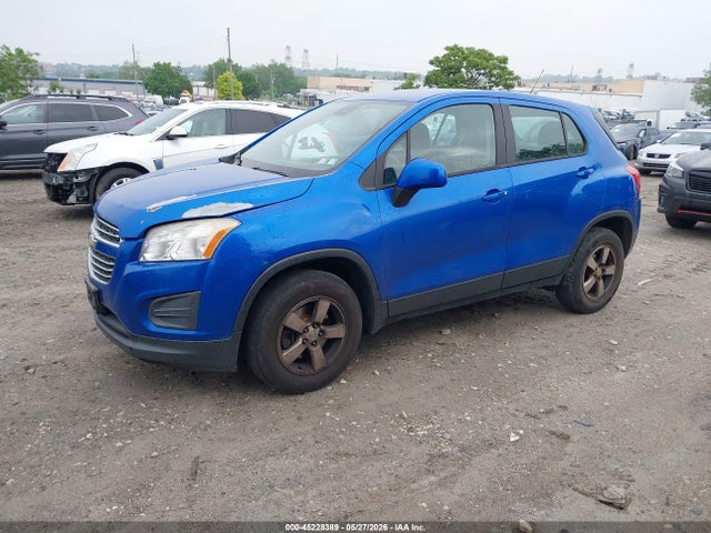 Chevrolet Trax 1ls 2016 KL7CJNSB9GB762177 Image 2