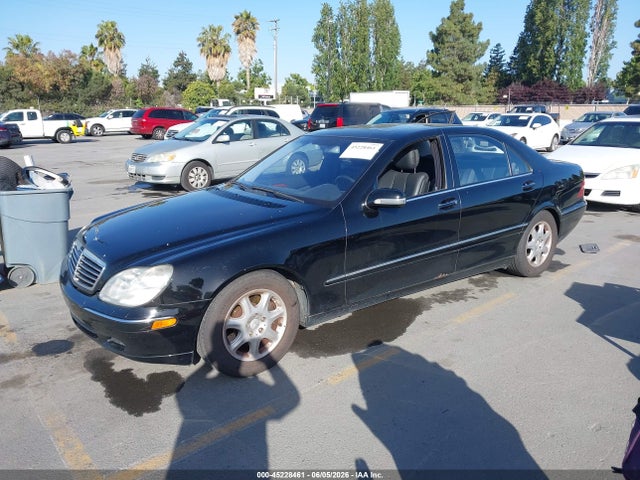 2001 Mercedes-benz S 430 მანქანა იყიდება აუქციონზე, vin: WDBNG70J61A134900, აუქციონის ნომერი: 45228461