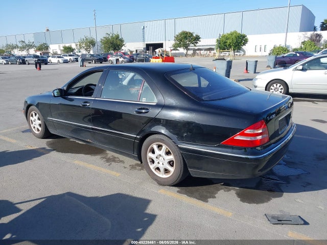 2001 Mercedes-benz S 430 მანქანა იყიდება აუქციონზე, vin: WDBNG70J61A134900, აუქციონის ნომერი: 45228461
