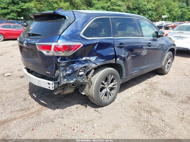 Продажа на аукционе авто 2016 Toyota Highlander Xle V6, vin: 5TDKKRFH4GS181874, номер лота: 45228503