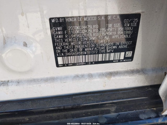 Acura Adx A-spec 2025 3HDSA1H59SM701372 Image 9