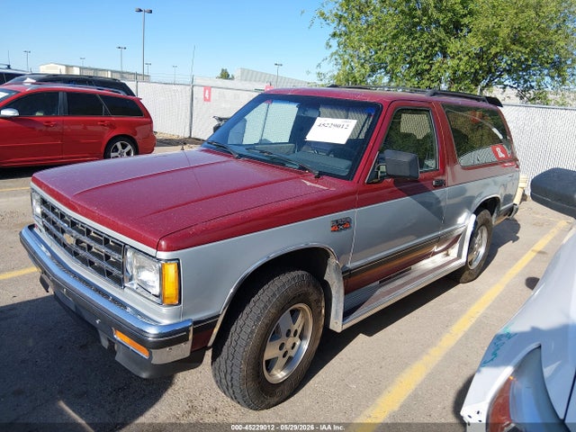 45229012 :رقم المزاد ، 1GNCT18Z0L8148496 vin ، 1990 Chevrolet Blazer S10 مزاد بيع