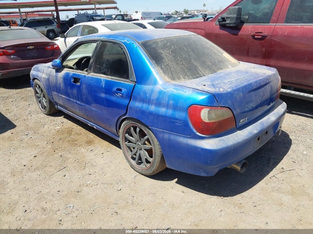 2002 Subaru Impreza Wrx მანქანა იყიდება აუქციონზე, vin: JF1GD29692G516668, აუქციონის ნომერი: 45229057