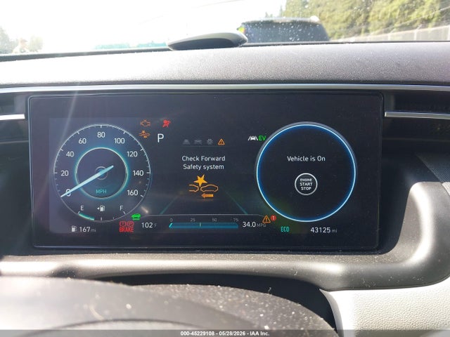 Продаж на аукціоні авто 2022 Hyundai Tucson Hybrid Sel Convenience, vin: KM8JFCA18NU027681, номер лоту: 45229108
