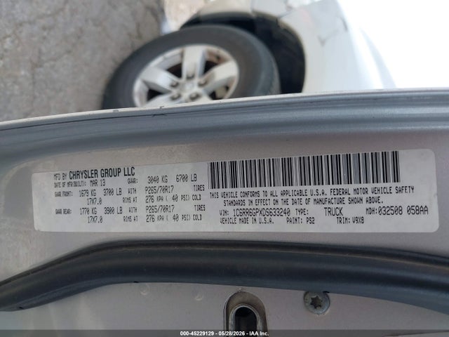 Продажа на аукционе авто 2013 Ram 1500 Slt, vin: 1C6RR6GPXDS633240, номер лота: 45229129