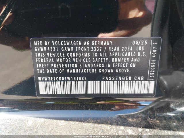 WVW3E7CD0TW161682 Volkswagen Golf Gti Se