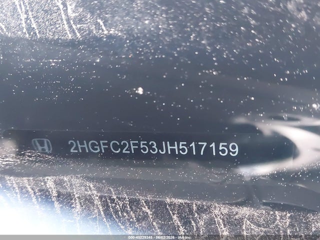 Honda Civic Lx 2018 2HGFC2F53JH517159 Image 9